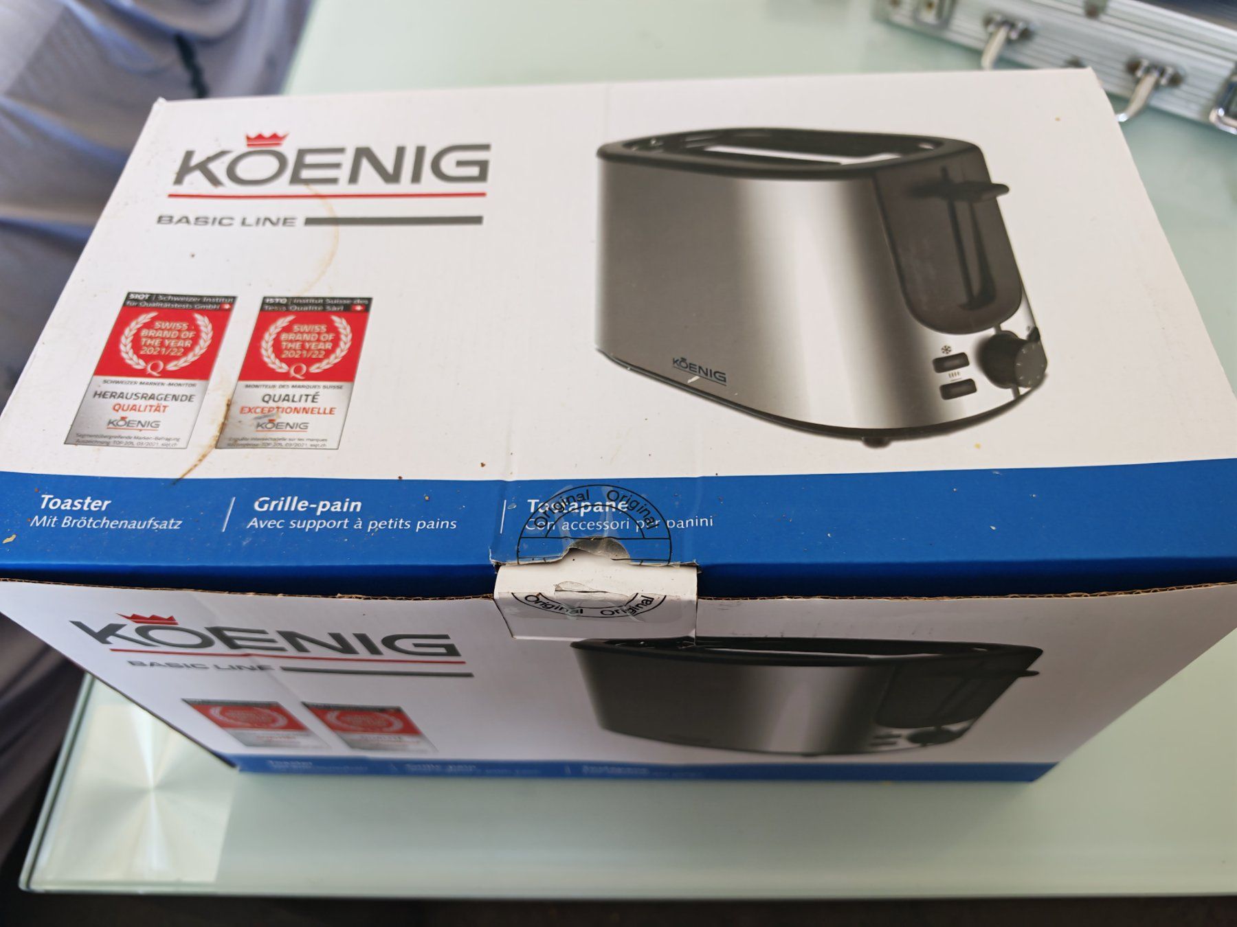 Küchengeräte: KOENIG Basic Line Toaster mit Brötchenaufsatz – Gebraucht aus Dübendorf von han_n5ph 2