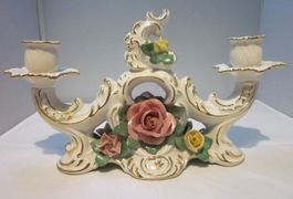 Vintage Porzellan Kerzenständer von Martha Budich 1951-1963