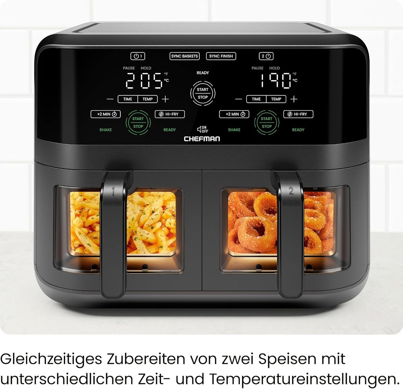 Elettrodomestici da cucina: Doppel Heissluftfritteuse 9 Liter mit Sichtfenster – Usato da St. Gallen venduto da sch_zsz7 2