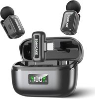 Mini Wireless Mikrofon 2 4 GHz Dreistufige Kompatibel iPhone