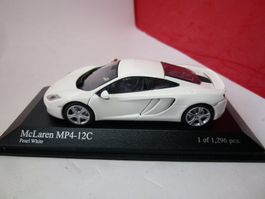 Mc Laren MP4 - 12C - ltd 1/1296 in Box von Minichamps - top