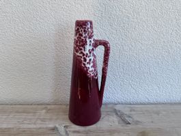 Beau vase rouge et blanc