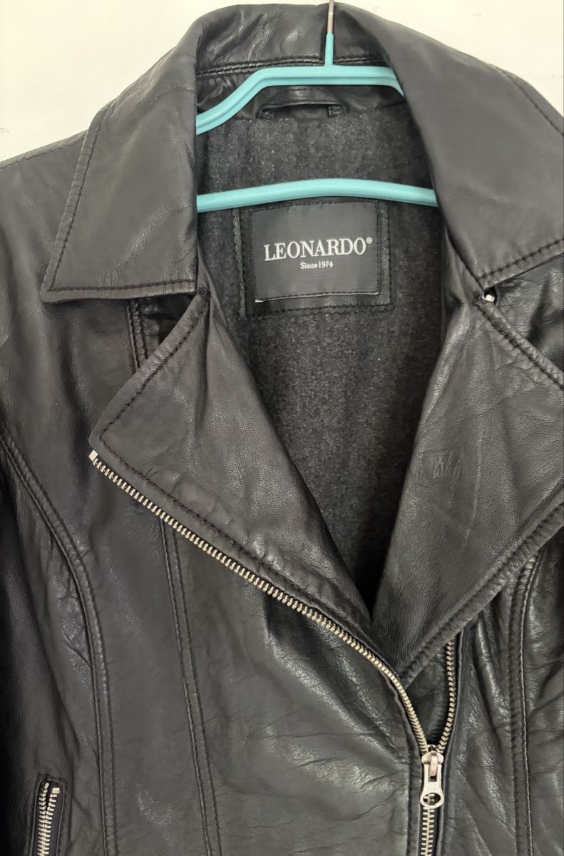 Giacche: Lederjacke LEONARDO schwarz Grösse S Top Zustand – Usato da Gossau venduto da Magic999