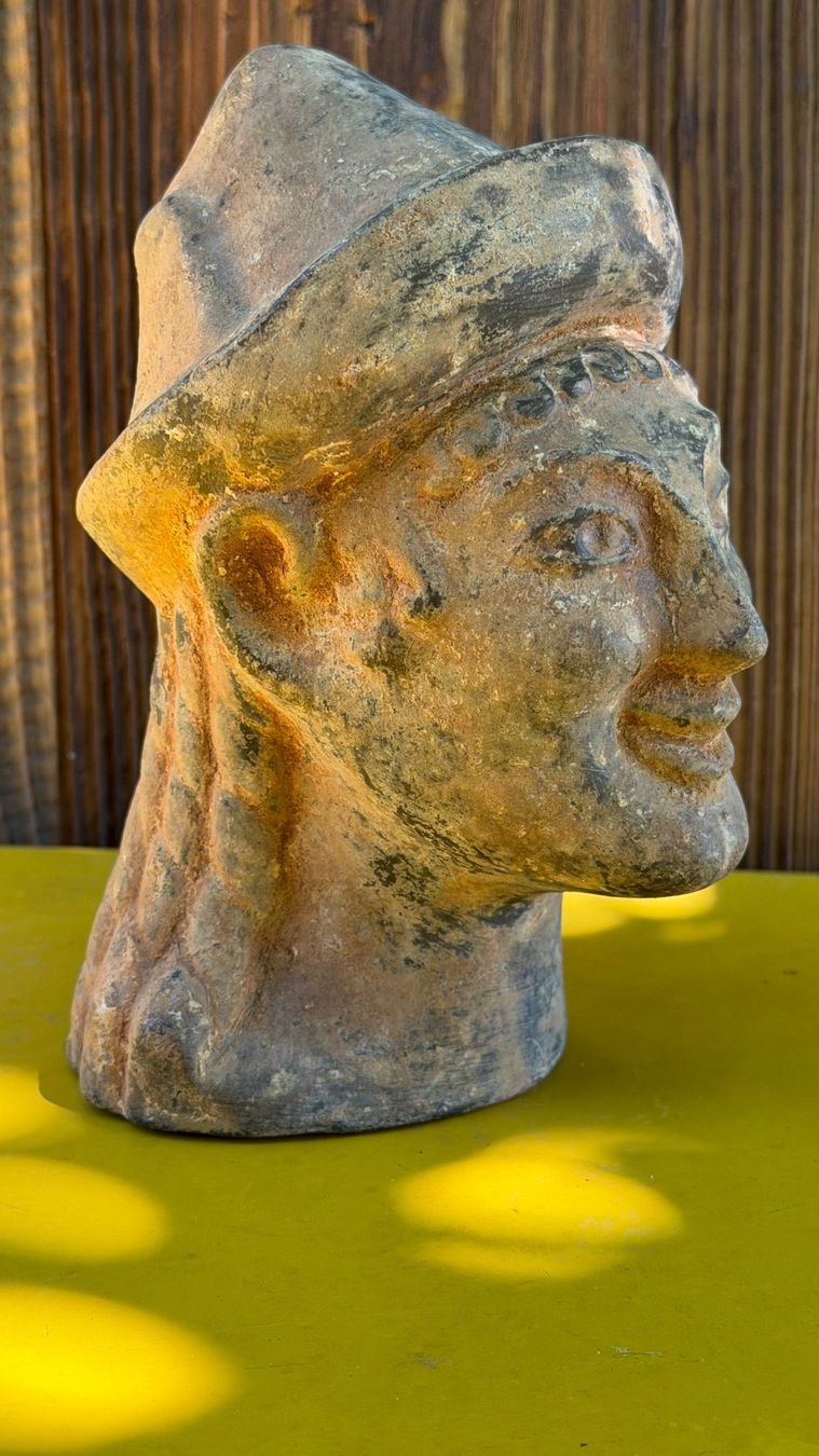 Statuette: etruskisch Apollo von Veji Replik Terracotta Ton – Usato da Riedholz venduto da Frettchen63 3