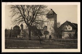 AK Rheinfelden, Obertor, Storchennestturm