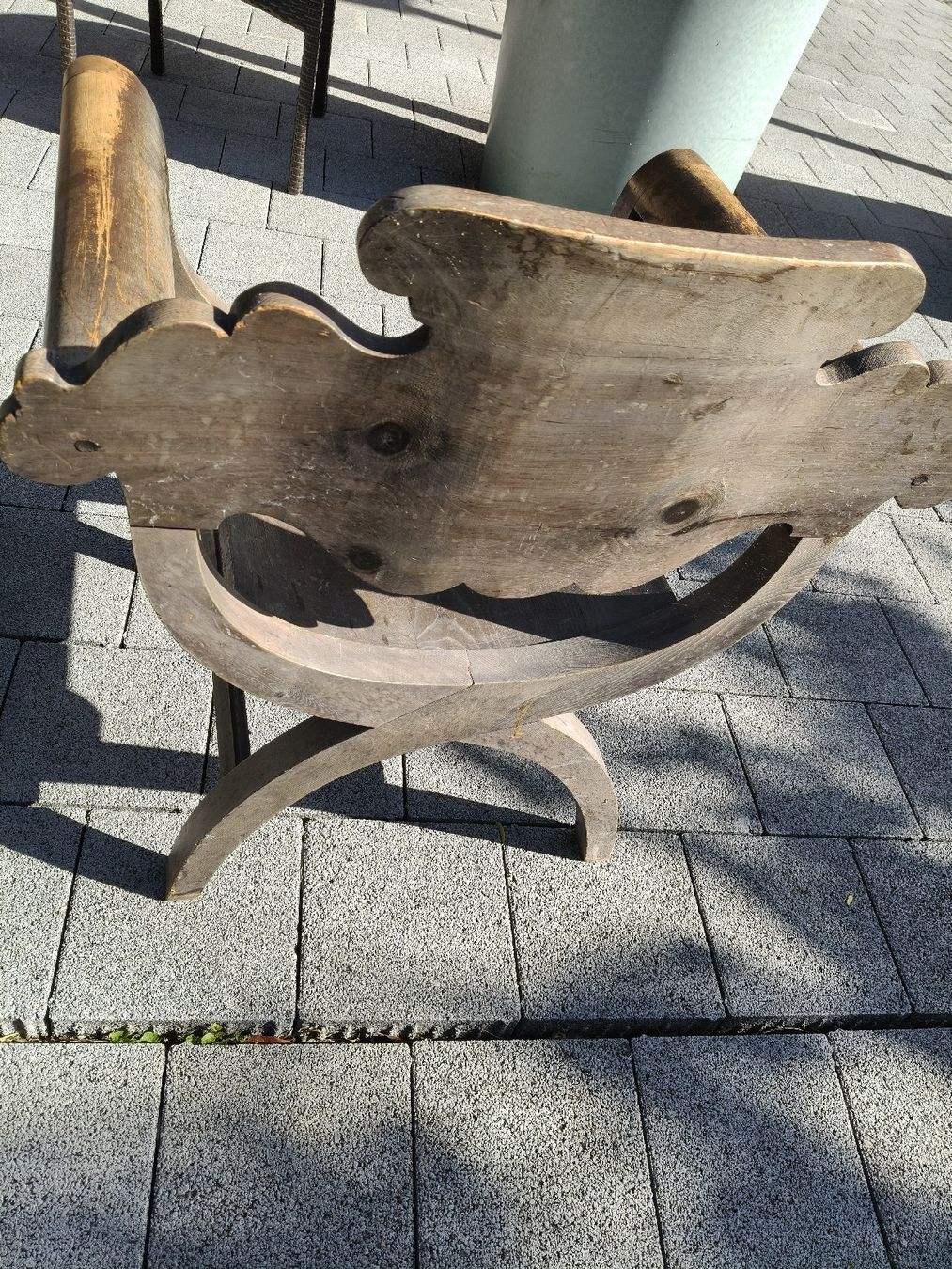 Chaises: 2 antike Scherenstühle – D'occasion à Matzendorf par tho_wq7t 4