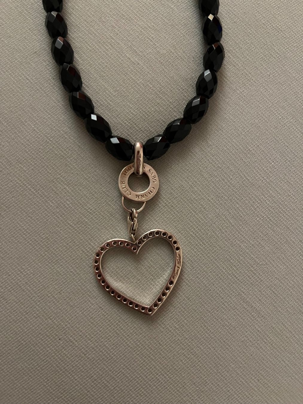 Thomas Sabo Catenine: Thomas Sabo Kette mit Herzanhänger – Usato da Lyss venduto da JRLsold 1