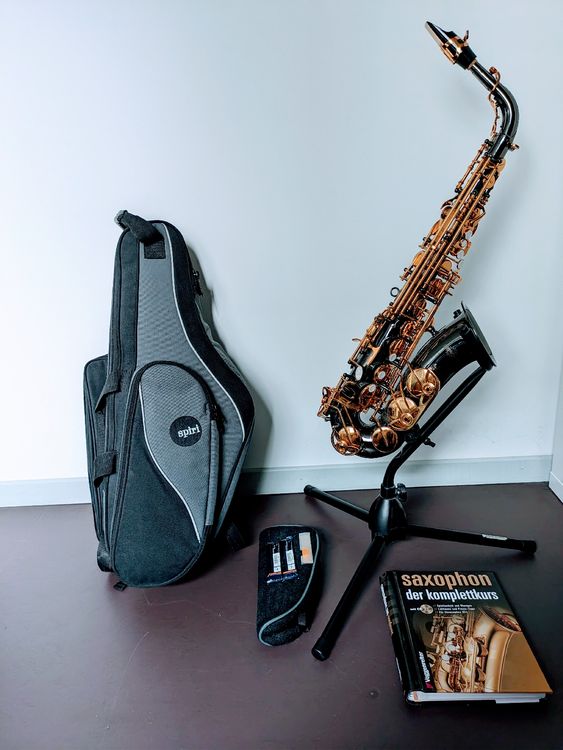 Alt-Saxophone Set Gold/Schwarz (Gebraucht) in Effretikon für CHF 210 ...