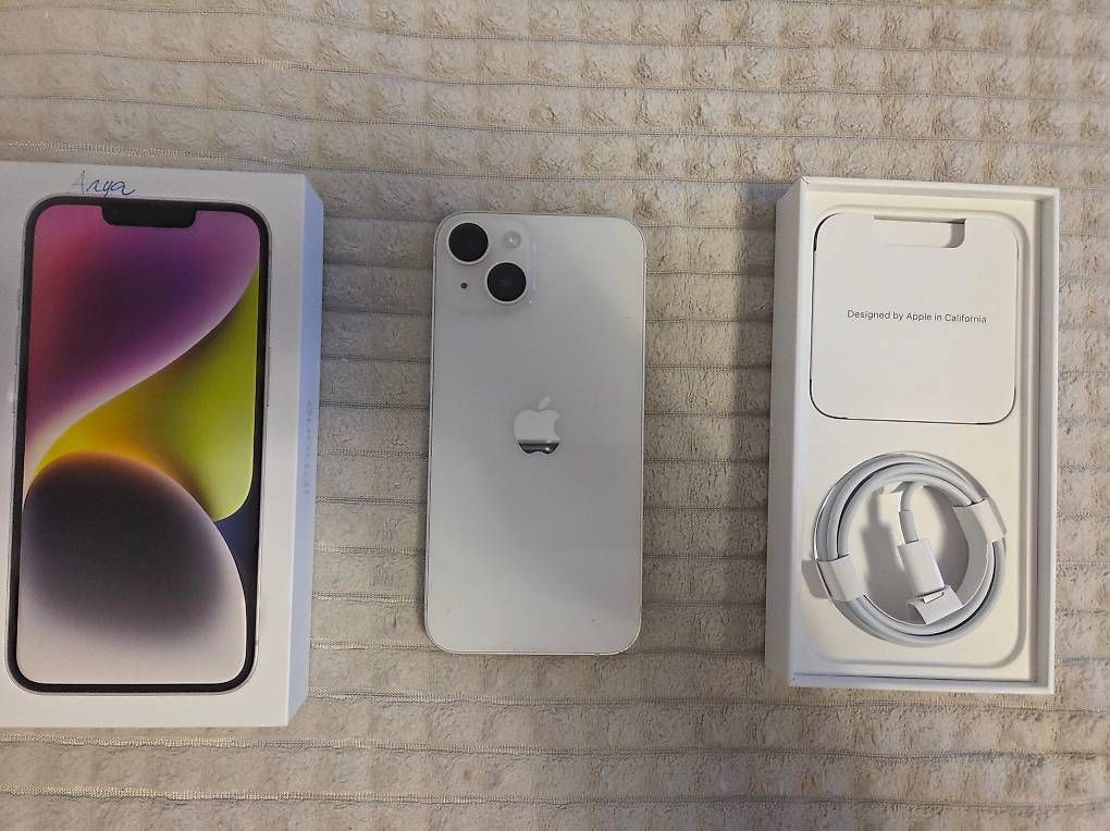 Telefoni cellulari / Smartphones: Apple iPhone 14 weiss128 GB – Usato da Baar venduto da dia2013 1
