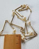 Gold kette Mit Perlen