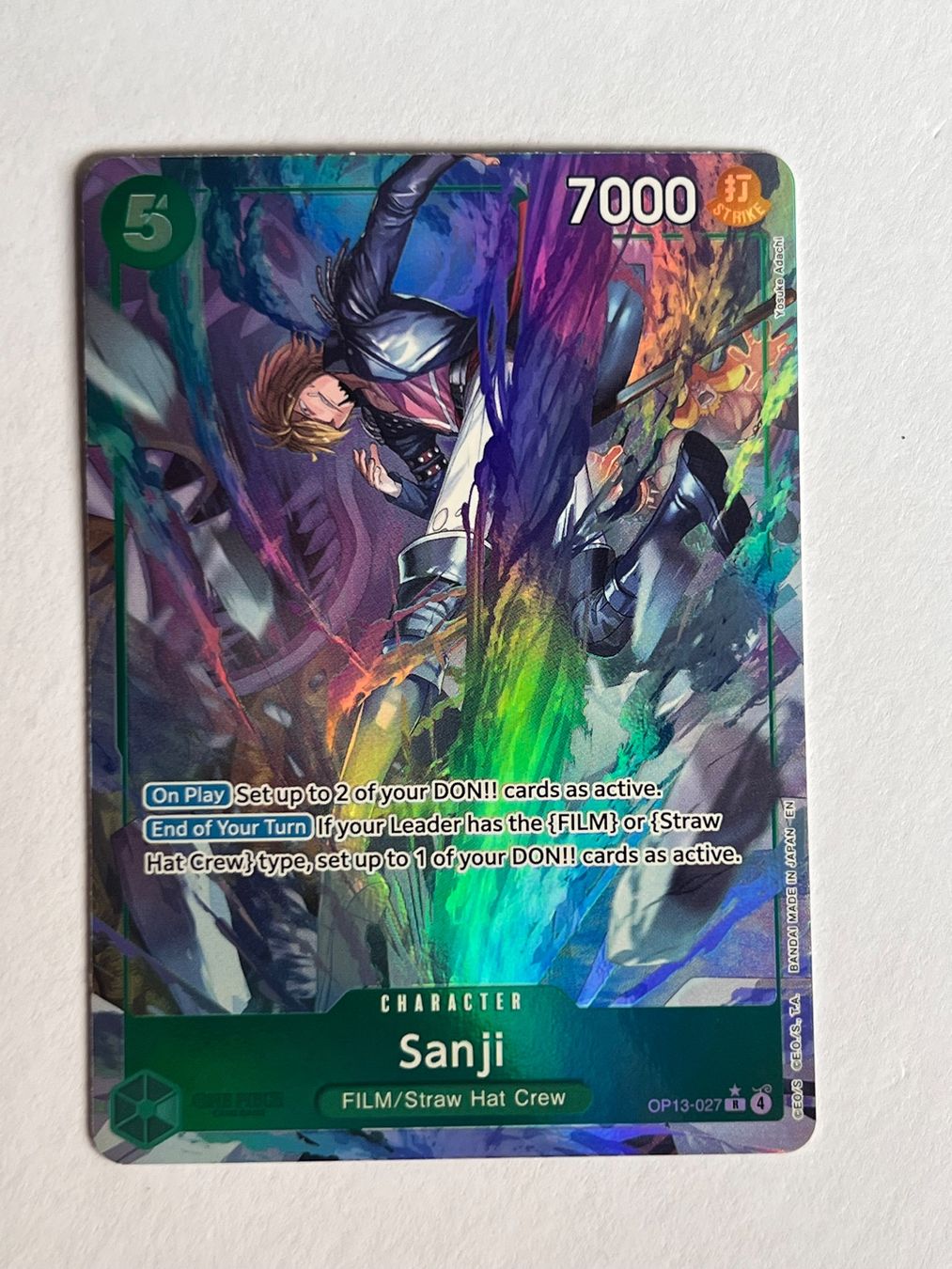 Bandai Carte collezionabili: Sanji - OP13-027 – Usato da Ilanz venduto da caui