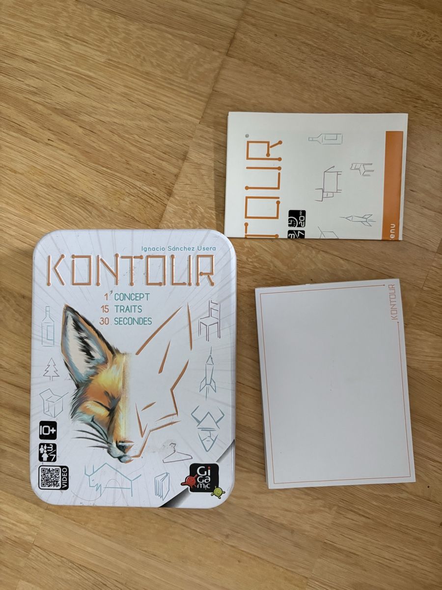 Giochi: Kontour Zeichenspiel von Gigamic 10+  neu – Nuovo (secondo la descrizione) da Nyon venduto da Iamher