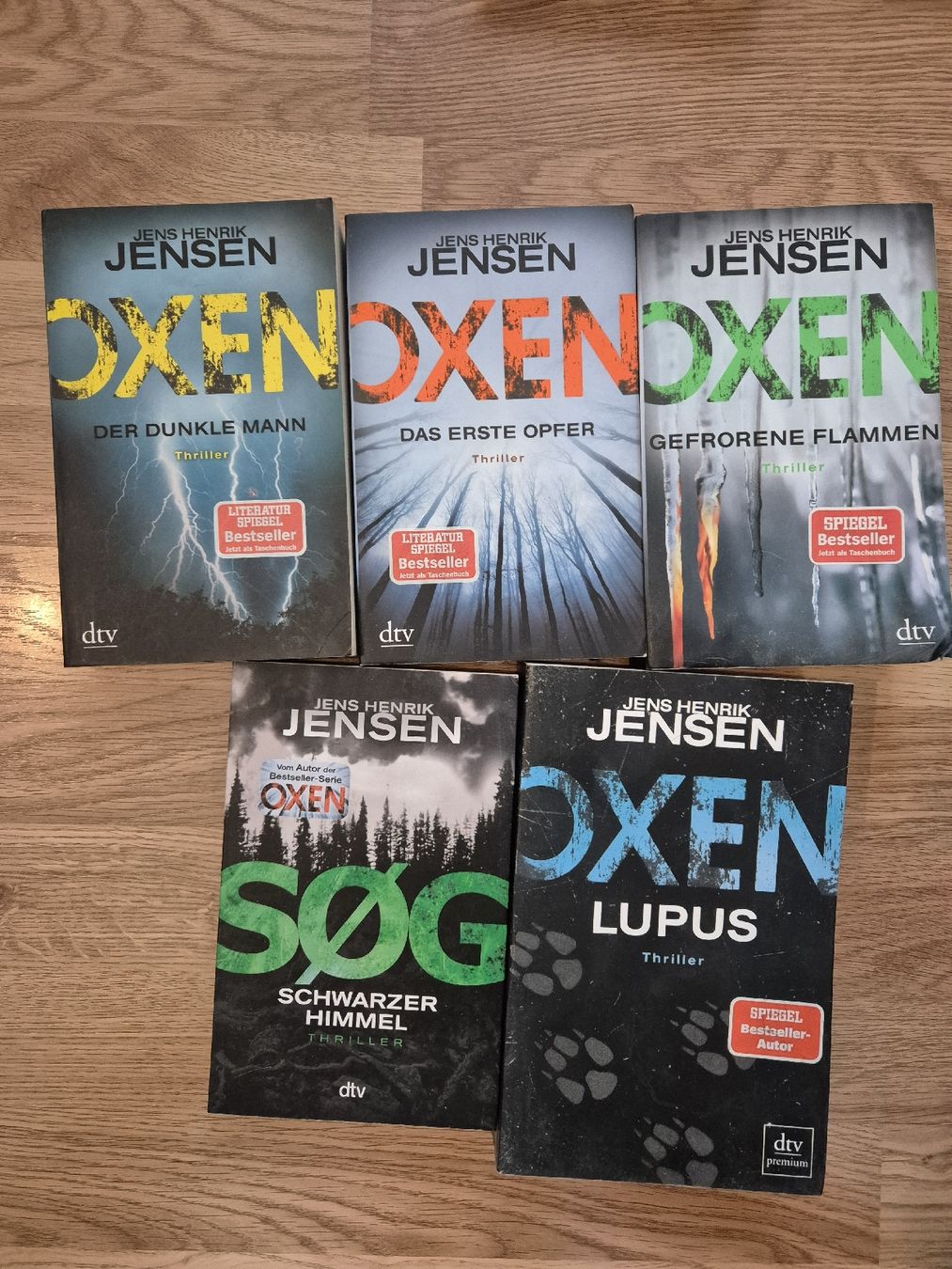 Libri: 5 Thriller Jens Henrik Jensen "Oxen" – Usato da Bremgarten b. Bern venduto da Amerian