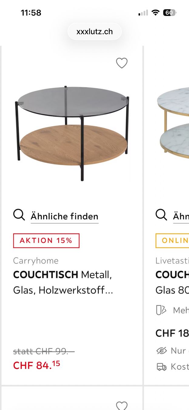 Tavoli: Couchtisch von XXXLutz, neu, Originalverpackt – Nuovo e nell'imballaggio originale da Kloten venduto da Mianan88 4