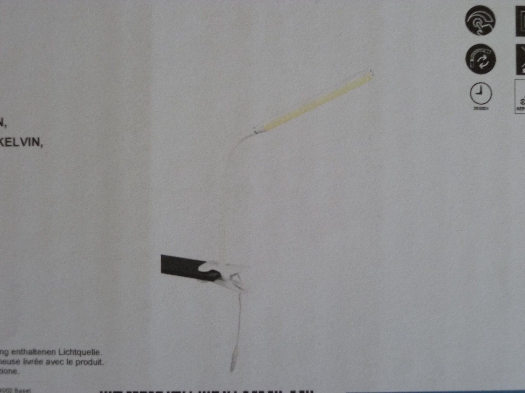 Lampade: ARON TISCH-KLEMMLEUCHTE LED – Nuovo e nell'imballaggio originale da Safenwil venduto da universum78 1