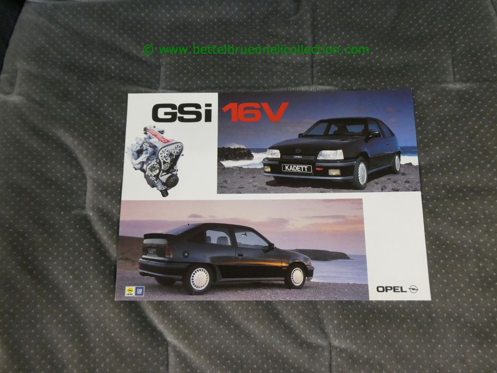 Opel Kadett E GSI 16V 1988/02 Prospekt d/f/i GM-Biel (Gebraucht) in ...