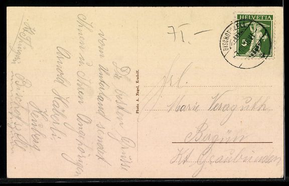 Cartoline postali: Schönenberg-Kradolf, Blick von der Ruin – Usato da Berlin venduto da bartko-reher 1