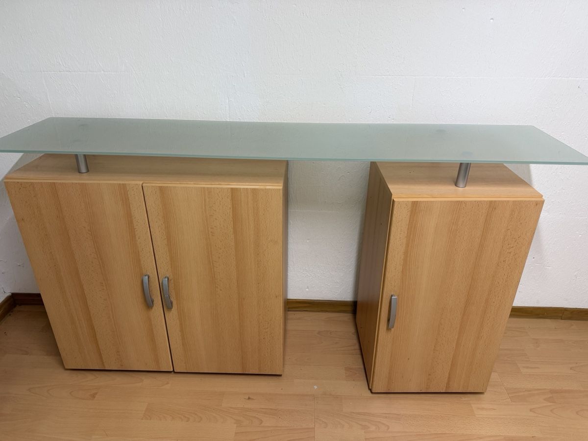 Mobili TV: TV-Möbel / Sideboard mit Glasplatte, Top Zustand! – Usato da Laupen ZH venduto da Kaddy