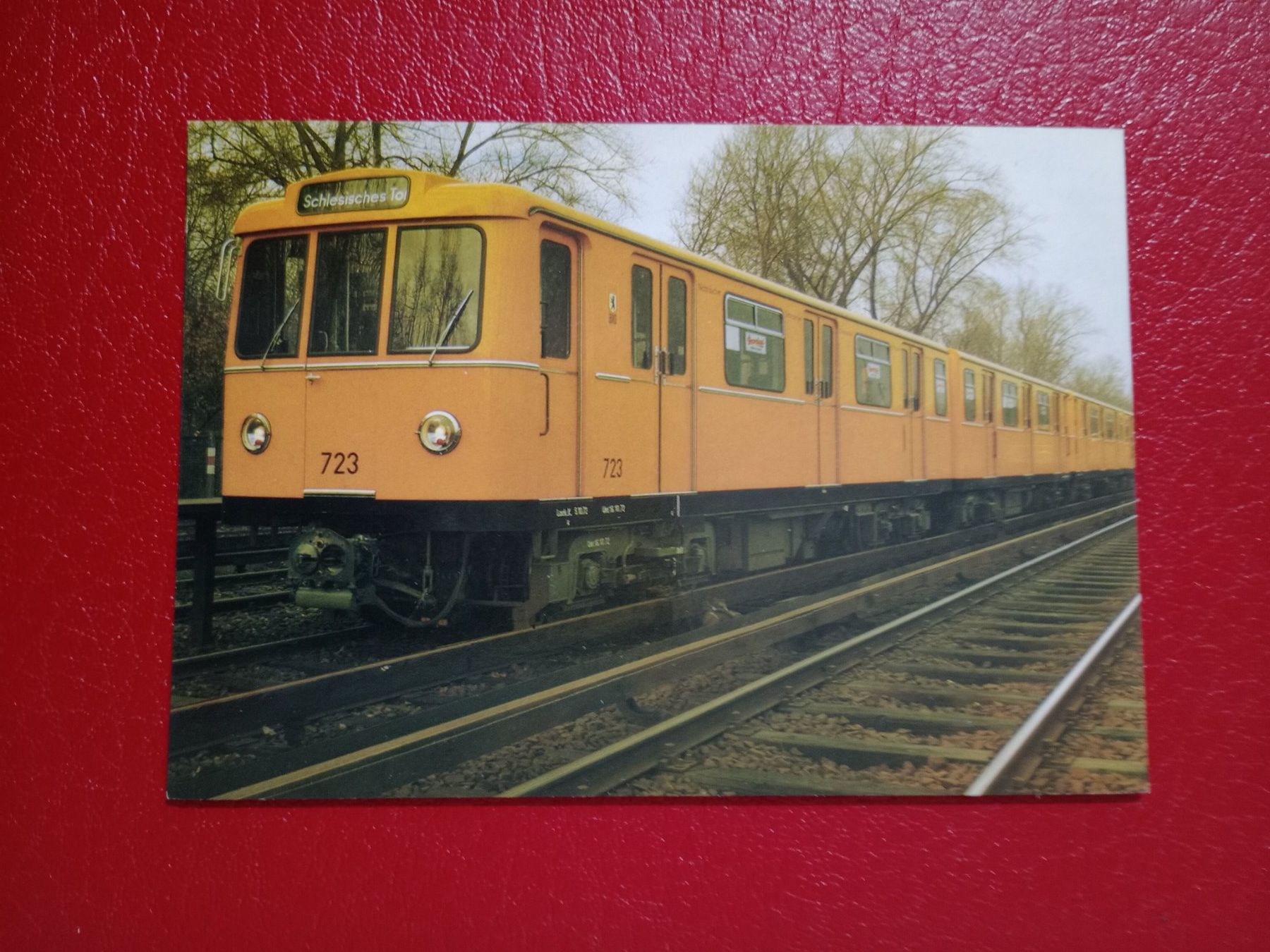 Cartoline postali: AK Bahn Berlin U-Bahn Triebwagen A3 LK – Usato da Küttigen venduto da Melisch1000