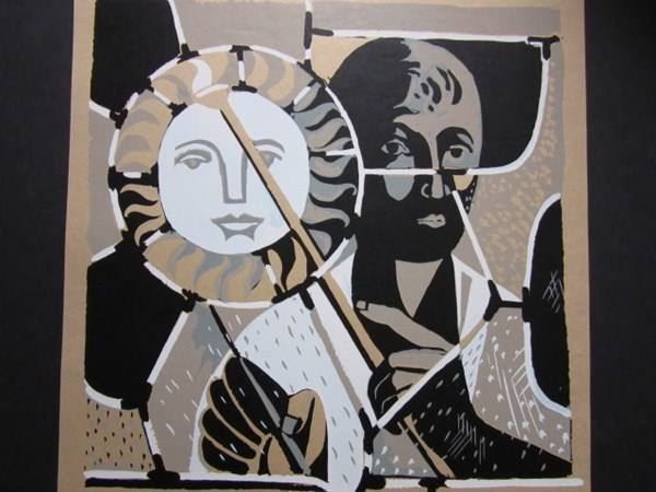Poster & Bilder: Max Brunner Serigraphie PLAKAT – Gebraucht aus Gersau von grafik-kunst 1