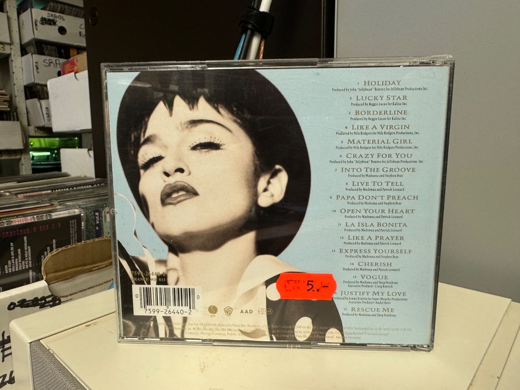 CD: Madonna - The Immaculate Collection - HA11I – Nuovo (secondo la descrizione) da Küsnacht ZH venduto da swisssales.net 1