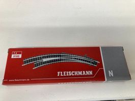 Fleischmann Spur N 9168 Hand - Bogenweiche links neu in OVP
