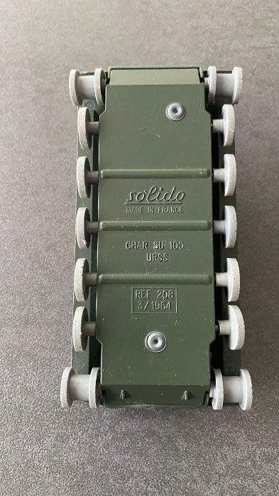 Solido Modellini d'auto: Solido Char militaire SU 100 URSS, réf. 208 - 3/1964 – Usato da Meyrin venduto da Abac007 4