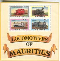 Block "Lokomotiven". Mauritius