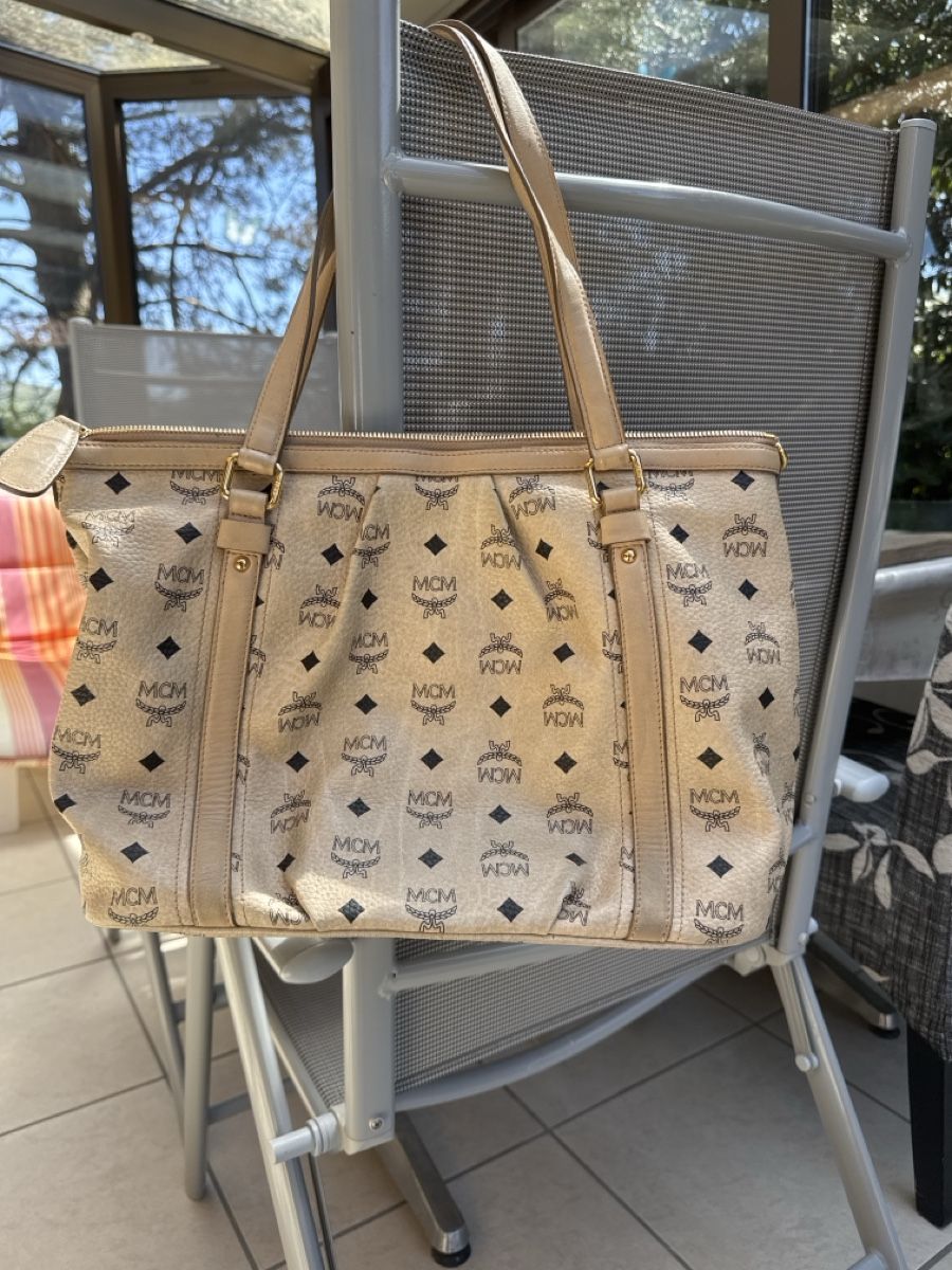 Mcm Borse da donna: MCM Leder shopper Beige – Nuovo (secondo la descrizione) da Wenslingen venduto da moschi1 1
