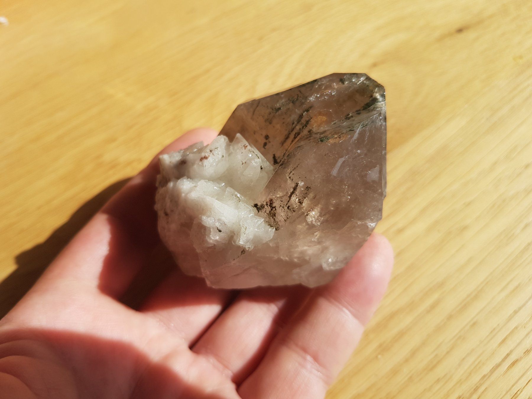 Minerali & Pietre curative: Rauchquartz mit Adular (Fundort Wallis) – Usato da Martigny venduto da yan_7tnz 5