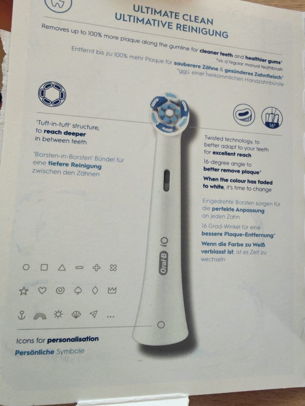 Oral B Zahnpflege: Zahnbürste Oral b iO Ultimate Clean – Neu (gemäss Beschreibung) aus Brugg AG von ria_ule 3