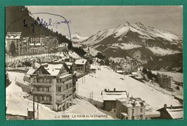 Leysin et le Chaussy, ca. 1910, ungelaufen
