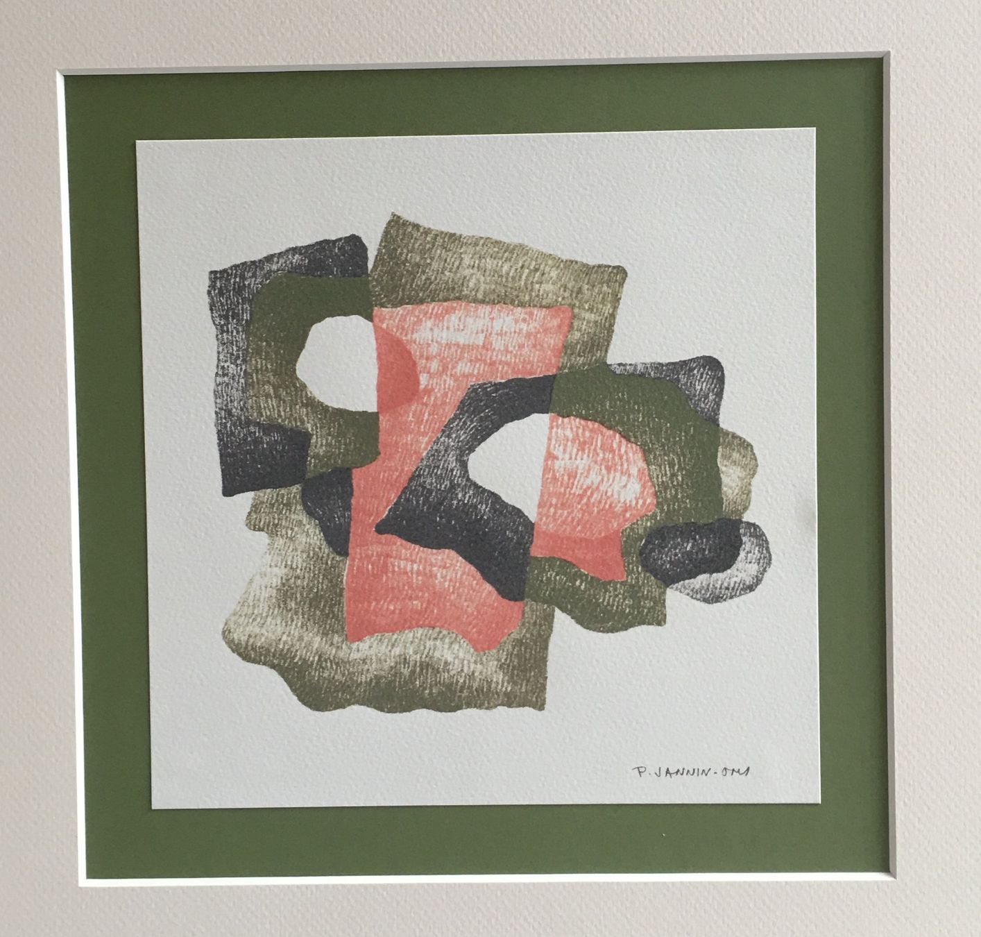 Grafica & Litografie: Patrick Jannin Orig. Farblithographie "Printemps a la Foret" – Usato da Nennigkofen venduto da Sommersonnen 2
