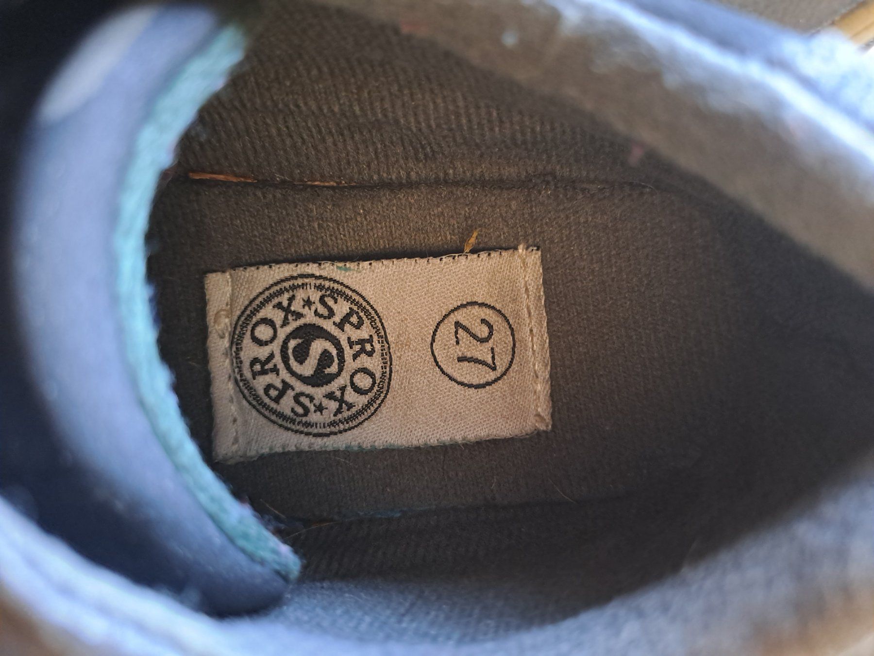 Chaussures garçon: Sprox Kinderschuhe Gr. 27 – D'occasion à Menzingen par pia012 1