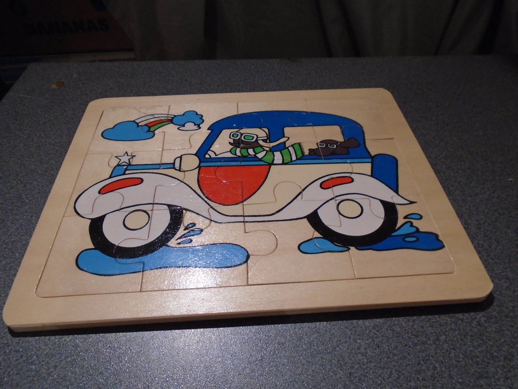 Puzzles: Puzzle Auto, Holz – Gebraucht aus Zürich von abraxas1291