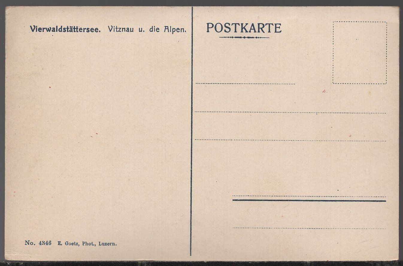 Cartoline postali: Vitznau am Vierwaldstättersee – Usato da Aarau venduto da kufi44 2