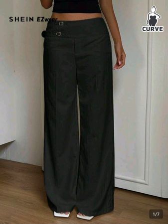 Curve Wide Leg Hose - 46 - mit Taillen-Schnalle 7️⃣