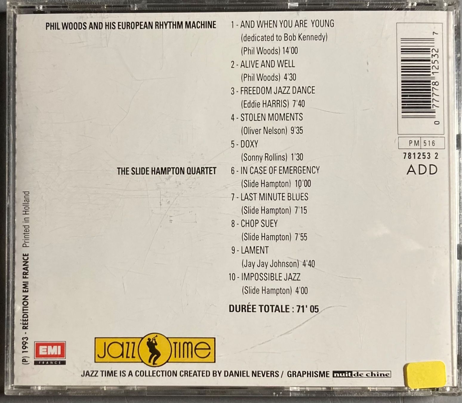 CD: PHIL WOODS / SLIDE HAMPTON - 1968 JAZZ – Usato da Poliez-Pittet venduto da Newtown-Records 1