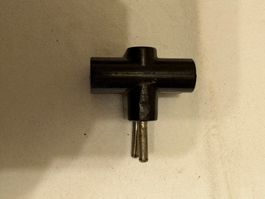 Adaptateur électrique vintage noir état d'occasion (431)