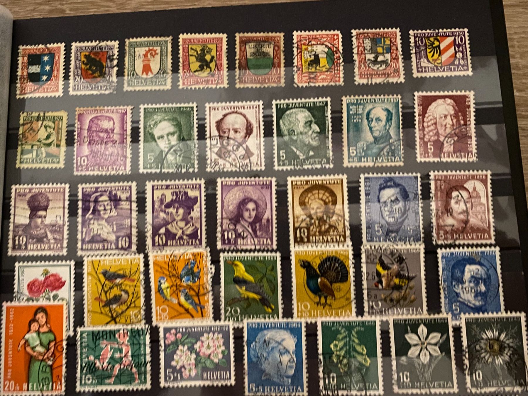 Tous les timbres: Briefmarken Schweiz Pro Juventute – D'occasion à matten b. interlaken par jfran17 1