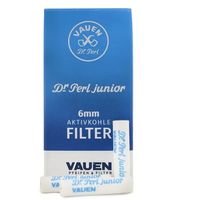 Vauen Pfeifenfilter 6 mm mit Aktivkohle – 30 Stück