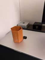 Make Up Plastic Container (Brown)
