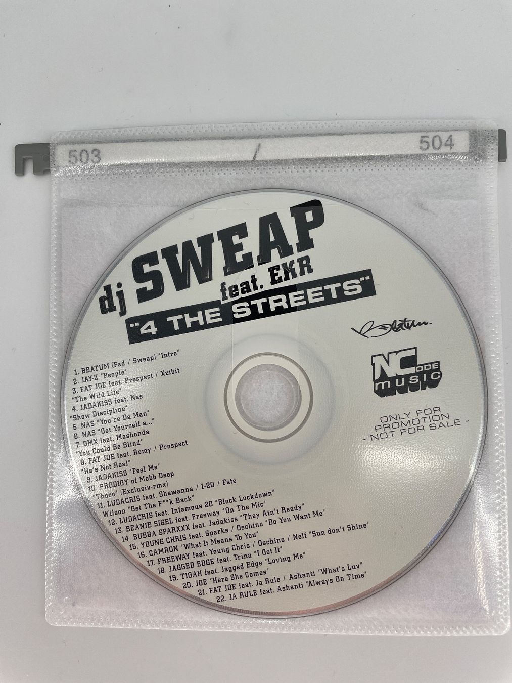 CD: DJ Sweep feat. EKR - 4 The Streets CD – Usato da Auenstein venduto da moin. 1