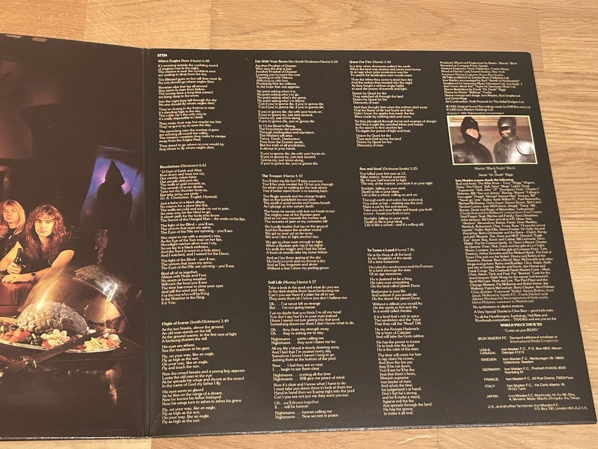 Dischi in vinile: Iron Maiden. 1983. Piece Of Mind – Usato da Faulensee venduto da Mizuno06 2