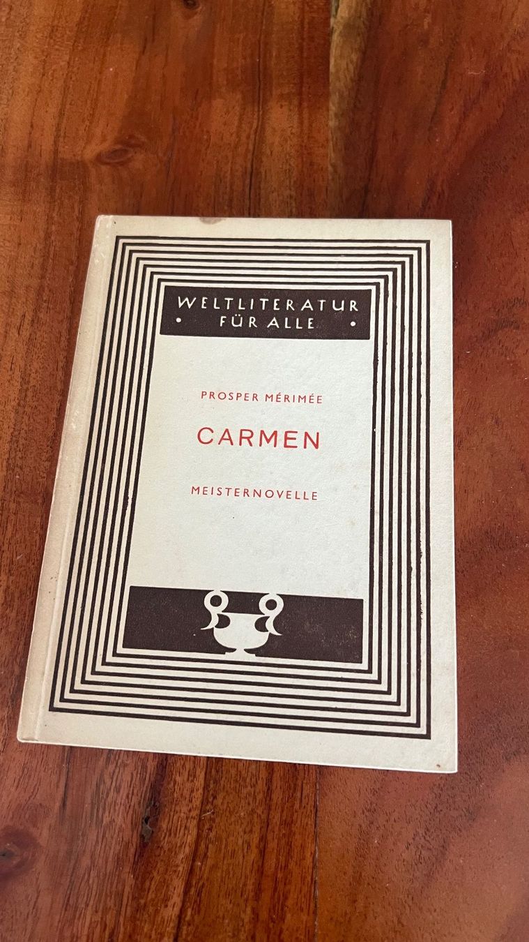 Bücher: Carmen, Prosper Mérimée - Meistererzählung, 1948 – Gebraucht aus Schübelbach von Dolly990_2
