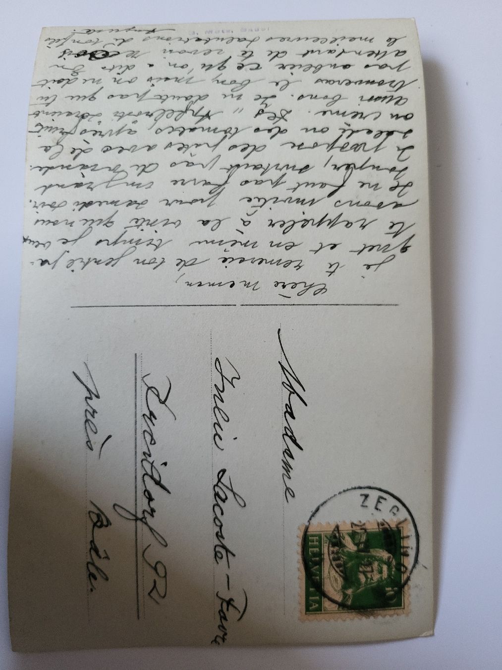 Cartoline postali: Alte Ansichtskarte RÜnenberg Schulhaus Belebt – Usato da nunningen venduto da mic_88k2 1