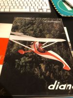 WERBEPROSPEKT FLUGZEUG HOFFMANN DIANA
