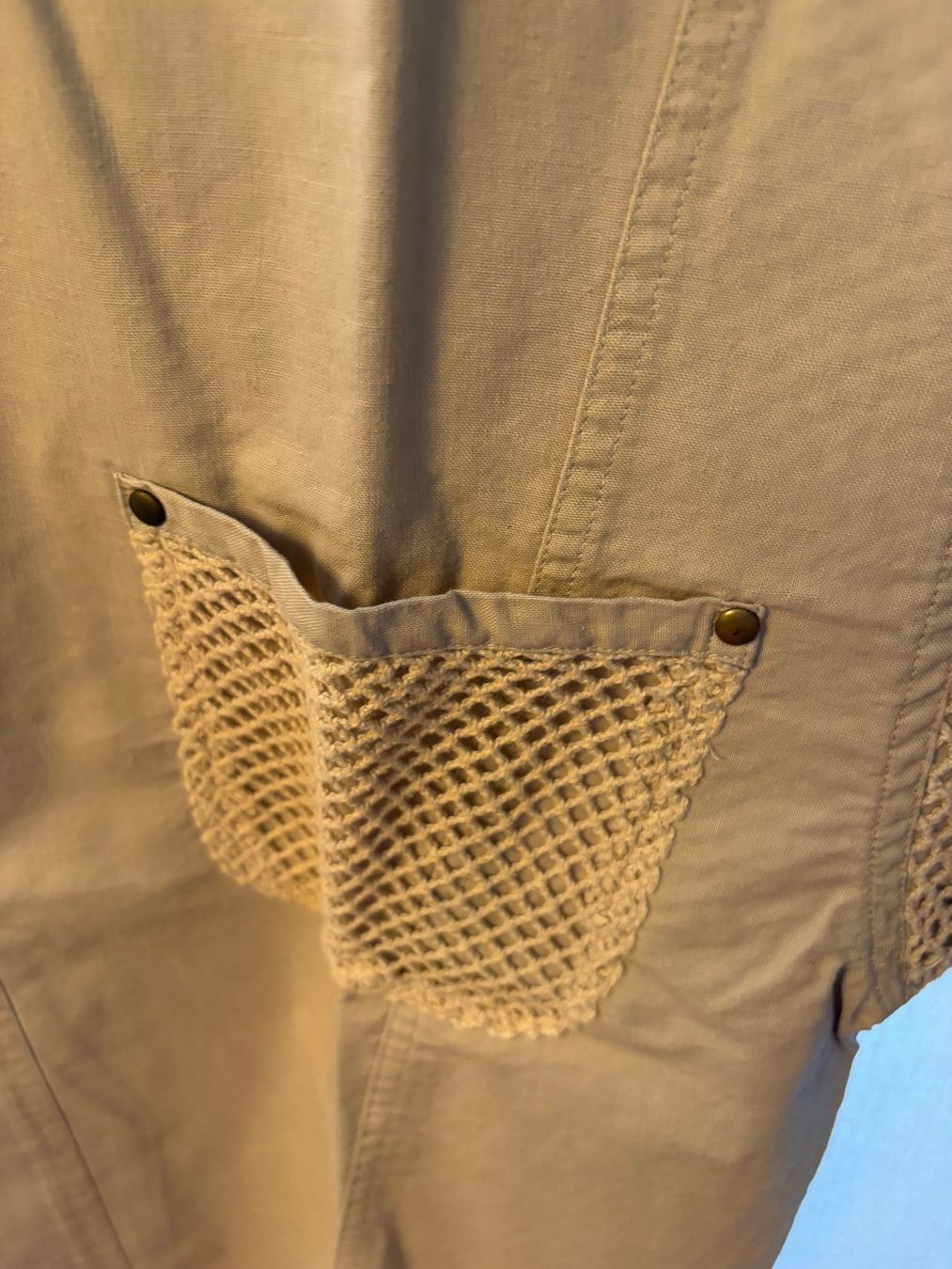 Camicette: Chemisier manches filet beige clair – Usato da Lausanne venduto da milou201619 1