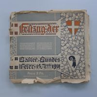 1901: TOP-LAPORELLO-KARTE von BASEL, selten !