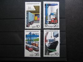 DDR 1978 Containertransport **